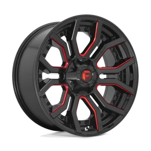 Fuel – D712 RAGE – Black – 20″x10″ -18mm – Summer Wheels – D71220005747
